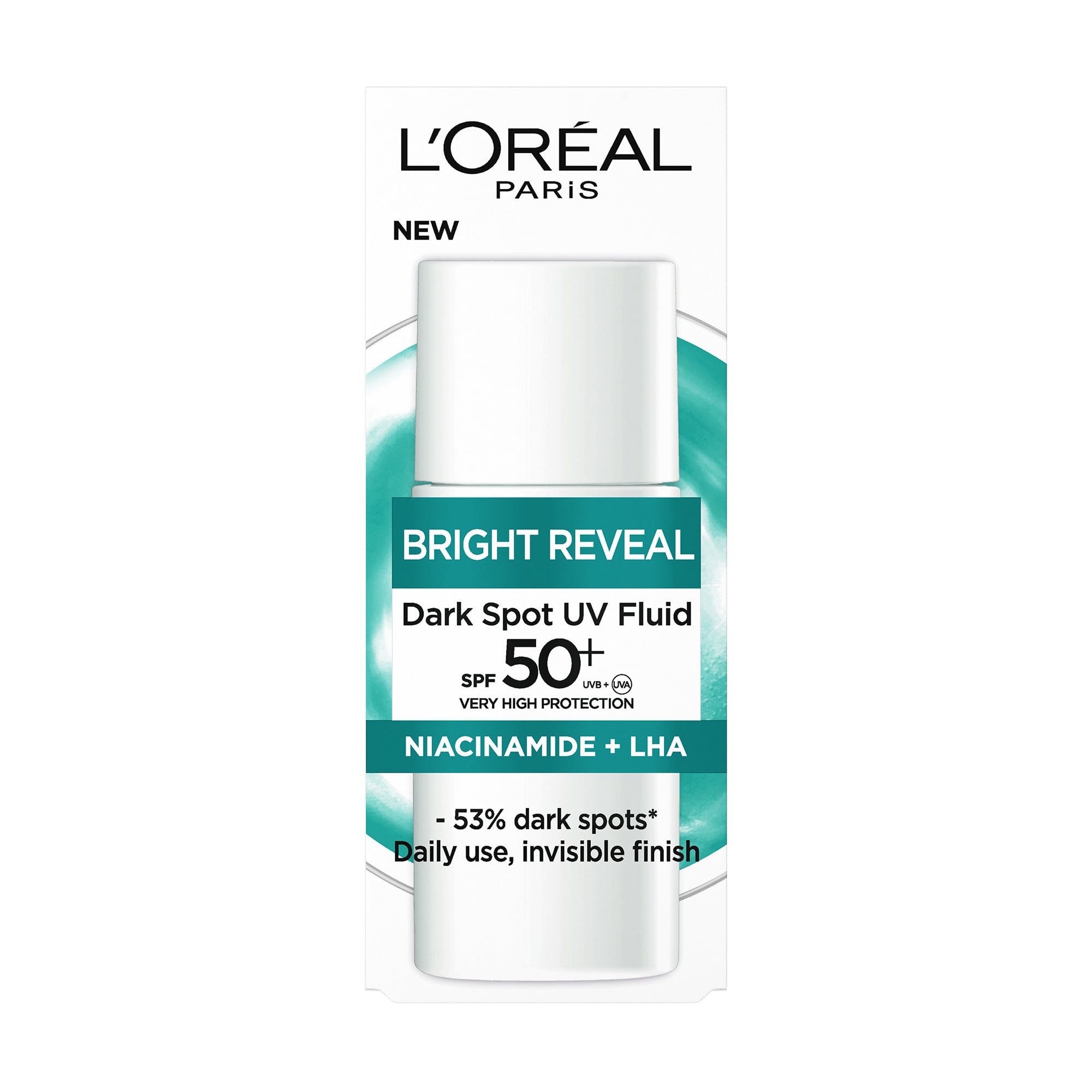 Флюїд для обличчя L'Oreal Paris Bright Reveal Dark Spot UV Fluid проти пігментних плям, SPF 50+, 50 мл